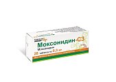 Купить моксонидин-сз, таблетки, покрытые пленочной оболочкой 0,3мг, 28 шт в Семенове