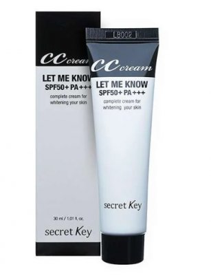 Купить secret key (секрет кей) сс-крем для лица солнцезащитный осветляющий, 30мл spf50 в Семенове