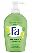 Купить fa (фа) чистота&свежесть мыло жидкое для рук освежающее антибактериальное аромат лайма, 250мл  в Семенове