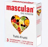 Купить masculan (маскулан) презервативы с ароматом тутти-фрутти tutti-frutti, 3 шт в Семенове