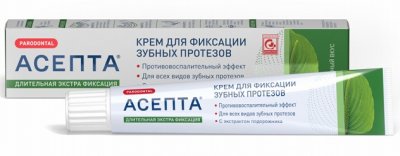 Купить асепта крем для фиксации зубных протезов мятный 40мл в Семенове
