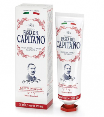 Купить pasta del сapitano 1905 (паста дель капитано) зубная паста оригинальный рецепт, 75 мл в Семенове