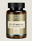 Купить tetralab (тетралаб) ламинарии экстракт с витамином d3, таблетки массой 550мг, 90шт бад в Семенове