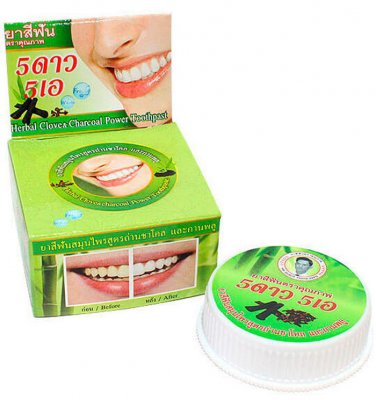 Купить 5 star cosmetic (5 стар косметик) зубная паста травяная с углем бамбука, 25г в Семенове