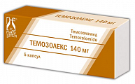 Купить темозолекс, капсулы 140мг 5шт в Семенове