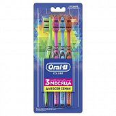 Купить oral-b (орал-би) зубная щетка color collection мануальная средней жесткости 4 шт в Семенове