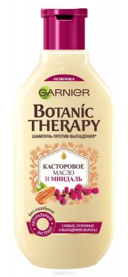 Купить garnier botanic therapy (гарньер) шампунь для волос касторовое масло и миндаль 400мл в Семенове