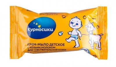 Купить курносики крем-мыло детское с козьим молоком для чувствительной кожи 90г (40409) в Семенове