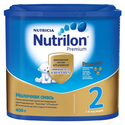 Купить nutrilon premium 2 (нутрилон) сухая смесь детская с 6 месяцев, 400г в Семенове
