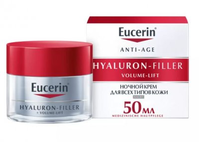 Купить эуцерин (eucerin hyaluron-filler+volume-lift (эуцерин) крем для лица ночной 50 мл в Семенове