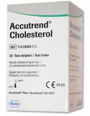 Купить тест-полоски для экспресс-анализаторов портативных аккутренд холестерин, 5 шт в Семенове