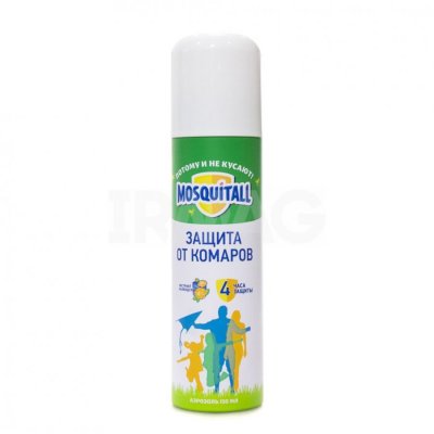 Купить mosquitall (москитолл) защита для взрослых аэрозоль от комаров 150 мл в Семенове