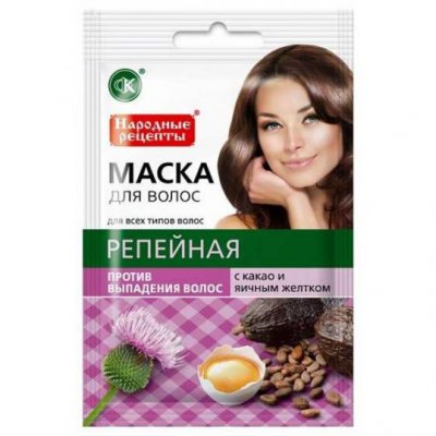 Купить фитокосметик народные рецепты маска для волос репейная против выпадения волос, 30мл в Семенове