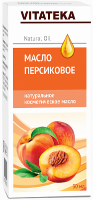 Купить vitateka (витатека) масло косметичское персиковое, 30мл в Семенове