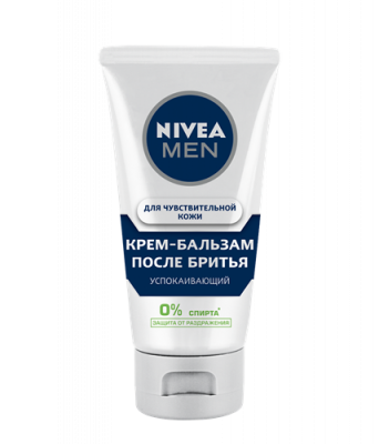 Купить nivea (нивея) для мужчин крем-бальзам против бритья для чувствительной кожи, 75мл в Семенове