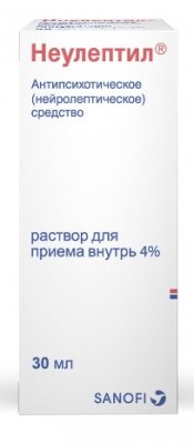 Купить неулептил, раствор для приема внутрь 4%, флакон-капельница 30мл в Семенове