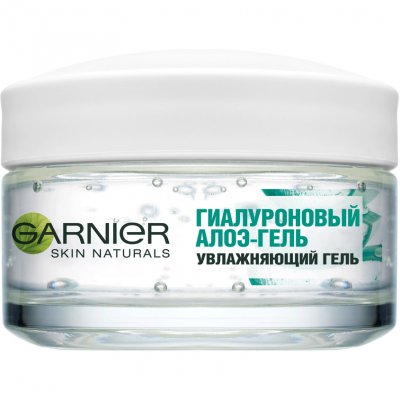 Купить garnier skin naturals (гарньер) гель для лица увлажняющий гиалуроновый алоэ-гель 50мл в Семенове