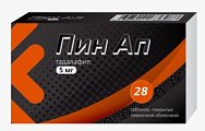 Купить пин ап, таблетки, покрытые пленочной оболочкойо 5мг, 28шт в Семенове