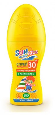 Купить sun marina (сан марина) кидс, крем солнцезащитный для детей, 150мл spf30 в Семенове