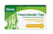 Купить гинкго билоба-тева, капсулы 40 мг, 60 шт в Семенове