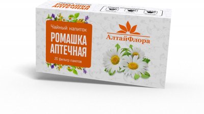 Купить ромашки аптечной цветки алтайфлора, фильтр-пакеты 1,5г, 20 шт бад в Семенове