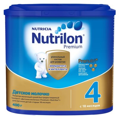 Купить nutrilon junior premium 4 (нутрилон) сухая смесь детская с 18 месяцев, 400г в Семенове
