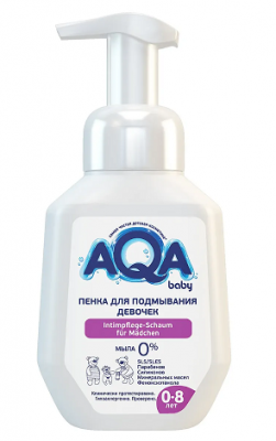 Купить aqa baby (аква беби) пенка для подмывания девочек, 250мл в Семенове