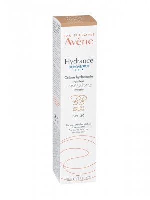 Купить авен гидранс (avenе hydrance) bb-риш крем для лица увлажняющий тонирующий эффект, 40мл spf30 в Семенове