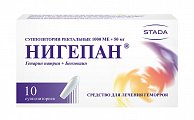Купить нигепан, суппозитории ректальные 1000ме+50мг, 10 шт в Семенове