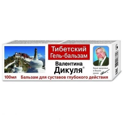 Купить валентина дикуля гель-бальзам тибетский 100мл в Семенове