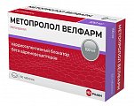 Купить метопролол-велфарм, таблетки 100мг, 60 шт в Семенове