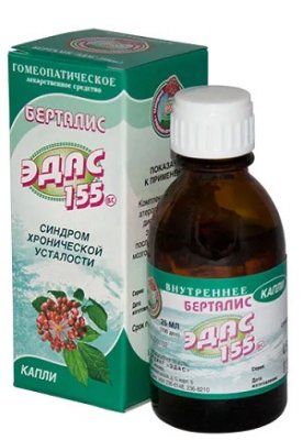 Купить эдас-155 берталис (антистресс), капли для приема внутрь гомеопатические, 25мл в Семенове