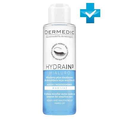 Купить дермедик гидреин 3 гиалуро (dermedic hydrain) мицеллярная вода для снятия макияжа с чувствительных глаз 112мл в Семенове