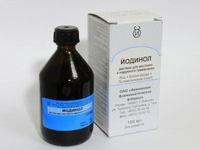 Купить йодинол, раствор для местного и наружного применения, флакон 100мл в Семенове