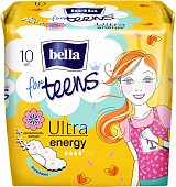 Купить bella (белла) прокладки for teens ultra energy супертонкие део 10 шт в Семенове