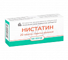 Купить нистатин, таблетки, покрытые пленочной оболочкой 500000ед, 20 шт в Семенове