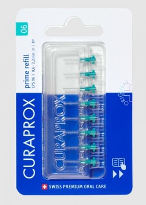 Купить curaprox (курапрокс) набор ершиков межзубных prime refill, cps06 8шт в Семенове