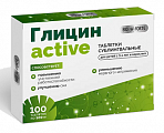 Купить глицин актив bioforte, таблетки для рассасывания 100мг 100шт бад в Семенове
