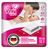 Купить reva care (рева кеа) пеленки одноразовые для детей взрослых и лежачих больных 60х90, 10шт в Семенове