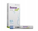 Купить велгия эко, раствор для подкожного введения 0,5 мг/доза 0,5мл шприц в автоинжекторе 4шт в Семенове