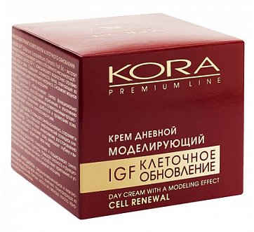 Kora (Кора) Премиум крем для лица дневной моделирующий 50мл