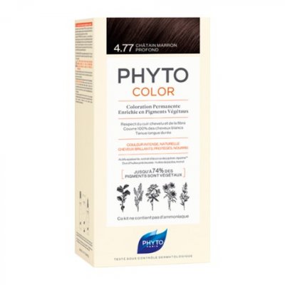 Купить фитосолба фитоколор (phytosolba phyto color) краска для волос оттенок 4,77 насыщенный глубокий каштан в Семенове