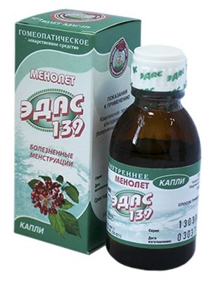 Купить эдас-139 менолет, капли для приема внутрь гомеопатические, 25мл в Семенове