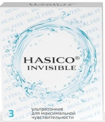 Купить hasico (хасико) презервативы invisible, ультратонкие 3 шт. в Семенове