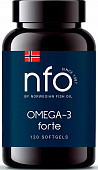 Купить норвегиан фиш оил (nfo) омега-3 форте, капсулы 1384мг, 120 шт бад в Семенове