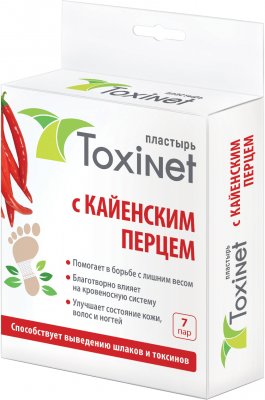 Купить пластырь toxinet (токсинет) для ухода за кожей стоп кенийский перец, 7 шт в Семенове