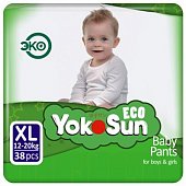 Купить yokosun eco (йокосан) подгузники размер xl (12-20 кг) 44шт в Семенове