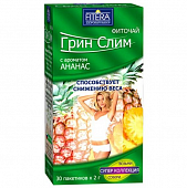 Купить грин слим, чай с ароматом ананаса, фильтр-пакеты 30 шт бад в Семенове