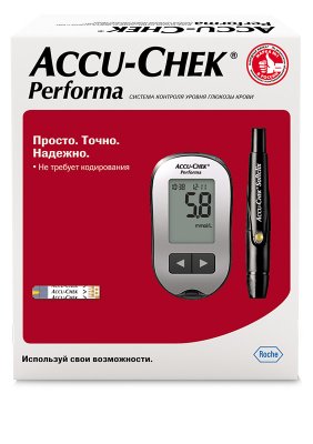 Купить глюкометр accu-chek performa (акку-чек), комплект в Семенове