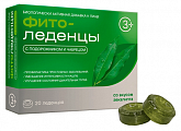 Купить фитоледенцы с подорожником и чабрецом со вкусом эвкалипта 20 шт бад в Семенове